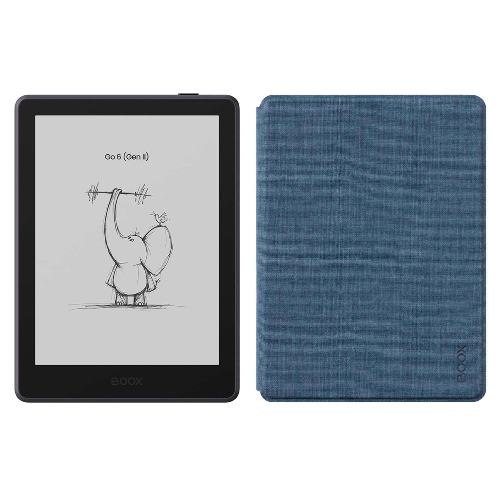 BOOX Go 6 (Gen2) Pacchetto ePaper Lettore 6" Monocromatico Android 3+32 GB E-Ink (Prugna)