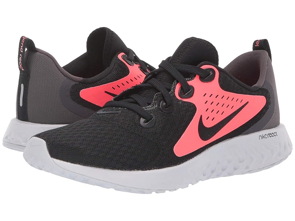 

Nike Kids Rebel React (Big Kid) (Black/Black/Flash Crimson/Thunder Grey) Boys Shoes