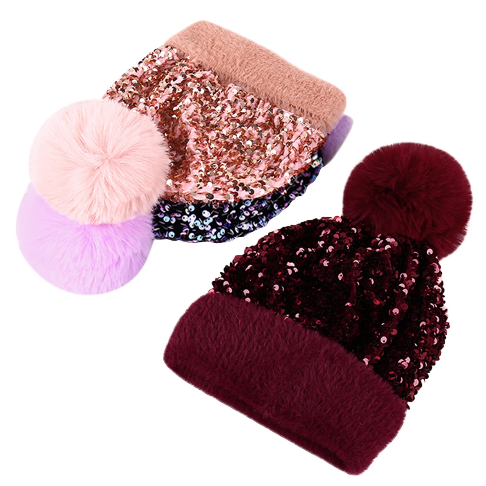 Bonnet D'Hiver En Crochet - Chapeau De Ski Doux, Cache-Oreilles, Léger Et Respirant