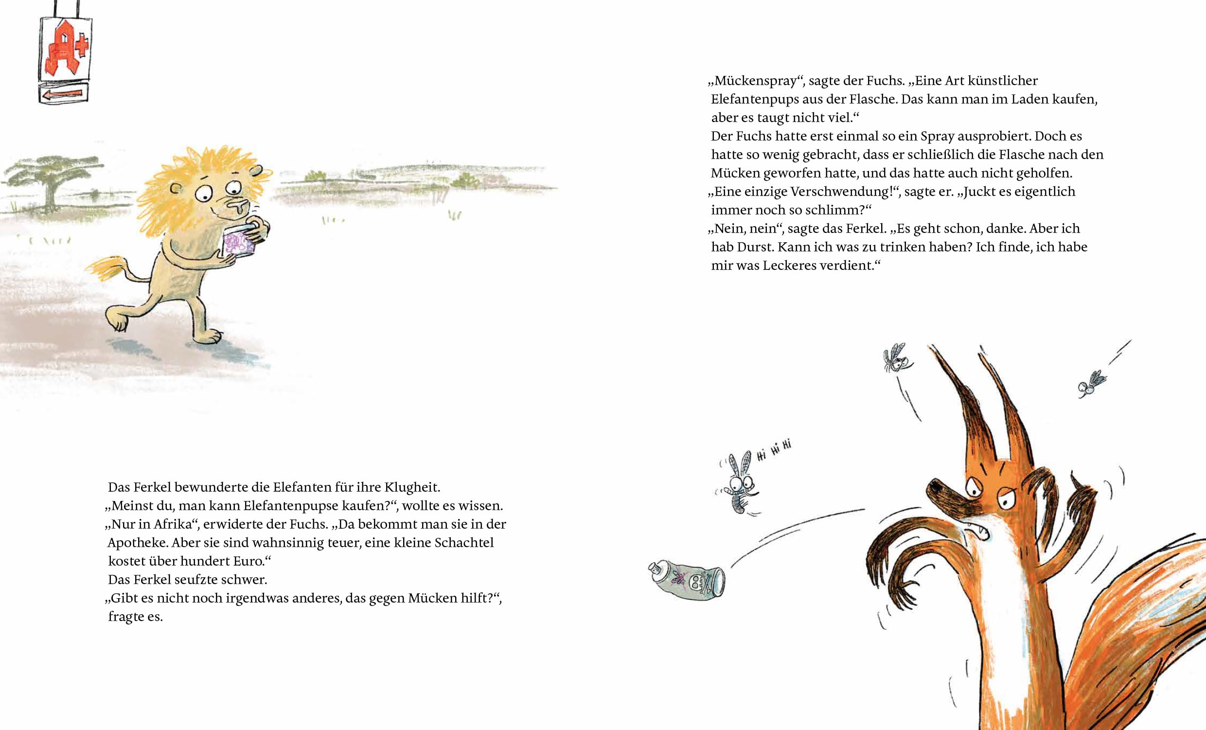 Fuchs & Ferkel - Tücken mit Mücken | "Fuchs & Ferkel" Band 3: Fröhlich-freches Vorlesebuch mit vielen Bildern für Kinder ab 5 Jahren