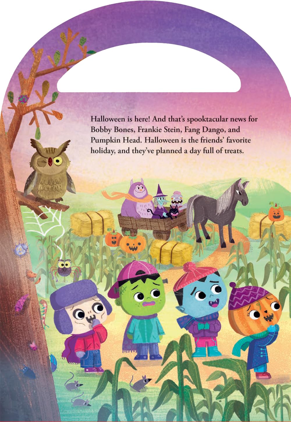 Halloween Friends: Monster Fun Story Sticker Dress-Up: Paper Doll, Reusable Sticker, and Storybook for Kids image 3