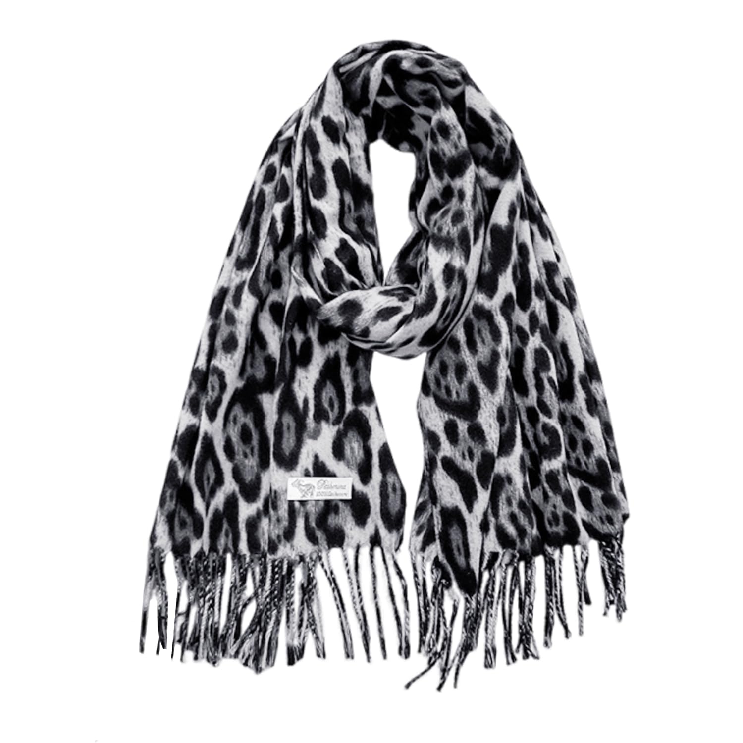 1 Piece Leopard Print Scarf, Tassel Scarf, Soft Warm Scarf, Autumn And Winter Scarf, Long Scarf, Women'S Scarf
