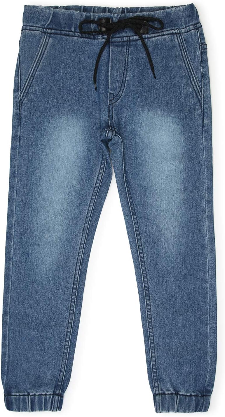Urbano JuniorsBoy's Slim Fit Mid Rise Jogger Jeans Stretch