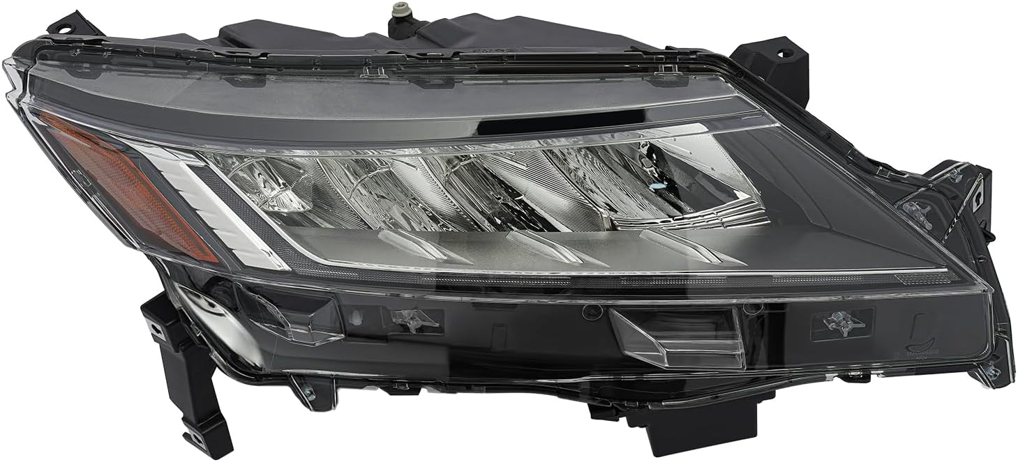 Front LED 12V Headlight Right Side for 2020-2024 Mitsubishi Outlander Sport/ASX Passenger Head Lights Lamp Direct Replacement Headlamps Assy Set Assembly w/Bulb (Right Passenger Side)