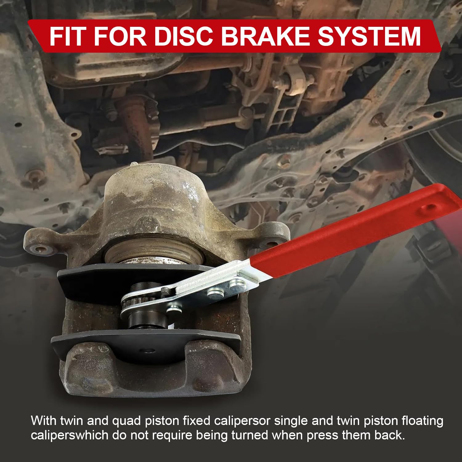 Piston Compression Tool Brake Caliper Compression Tool Kit - 4-in-1 ...