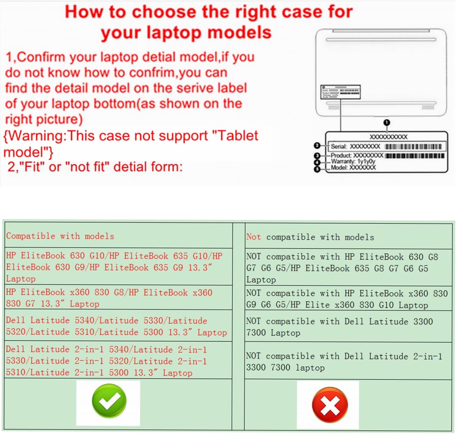 Alapmk Protective Case for Dell Latitude 5350/5340/5330/5320/5310, Latitude 2-in-1 5350/5340/5330 & EliteBook 630 G10/G9/x360 830 G8/G7 13.3" Laptop, Galaxy - Image 2