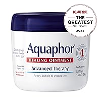 Vista 2 de Aquaphor Ungüento curativo, protector de la piel de terapia avanzada, ungüento curativo multiusos e hidratante corporal, regalos navideños