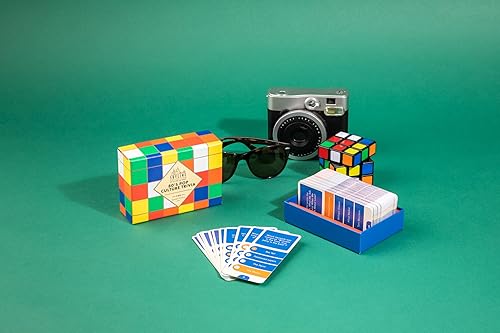 Miniatura 4 de Trivia de la cultura pop de los 80, 140 tarjetas de preguntas - Entretenimiento nocturno de juegos para familias y amigos, más de 2 jugadores - Pon