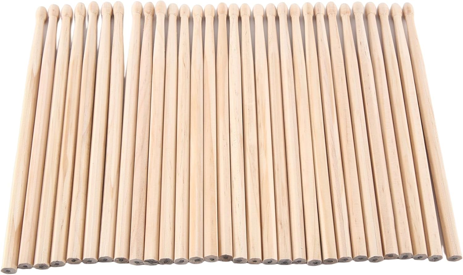30 PCS HB Pencils Shaped Like Drum Sticks Drumstick Pencil Stationary Supplies for School & Office, Wood