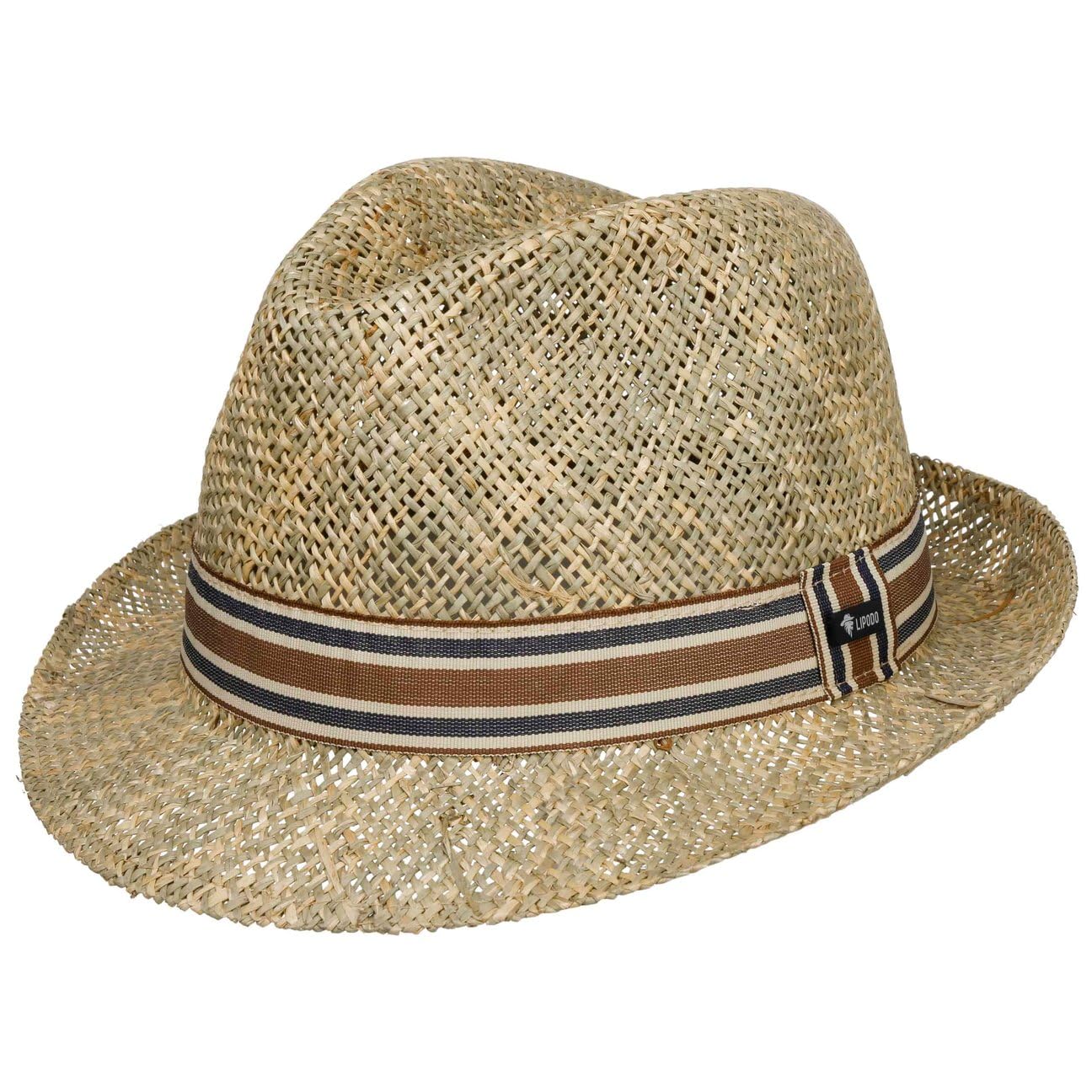 Lipodo Lejalo Trilby Straw Fedora Made in Italy Unisex Summer