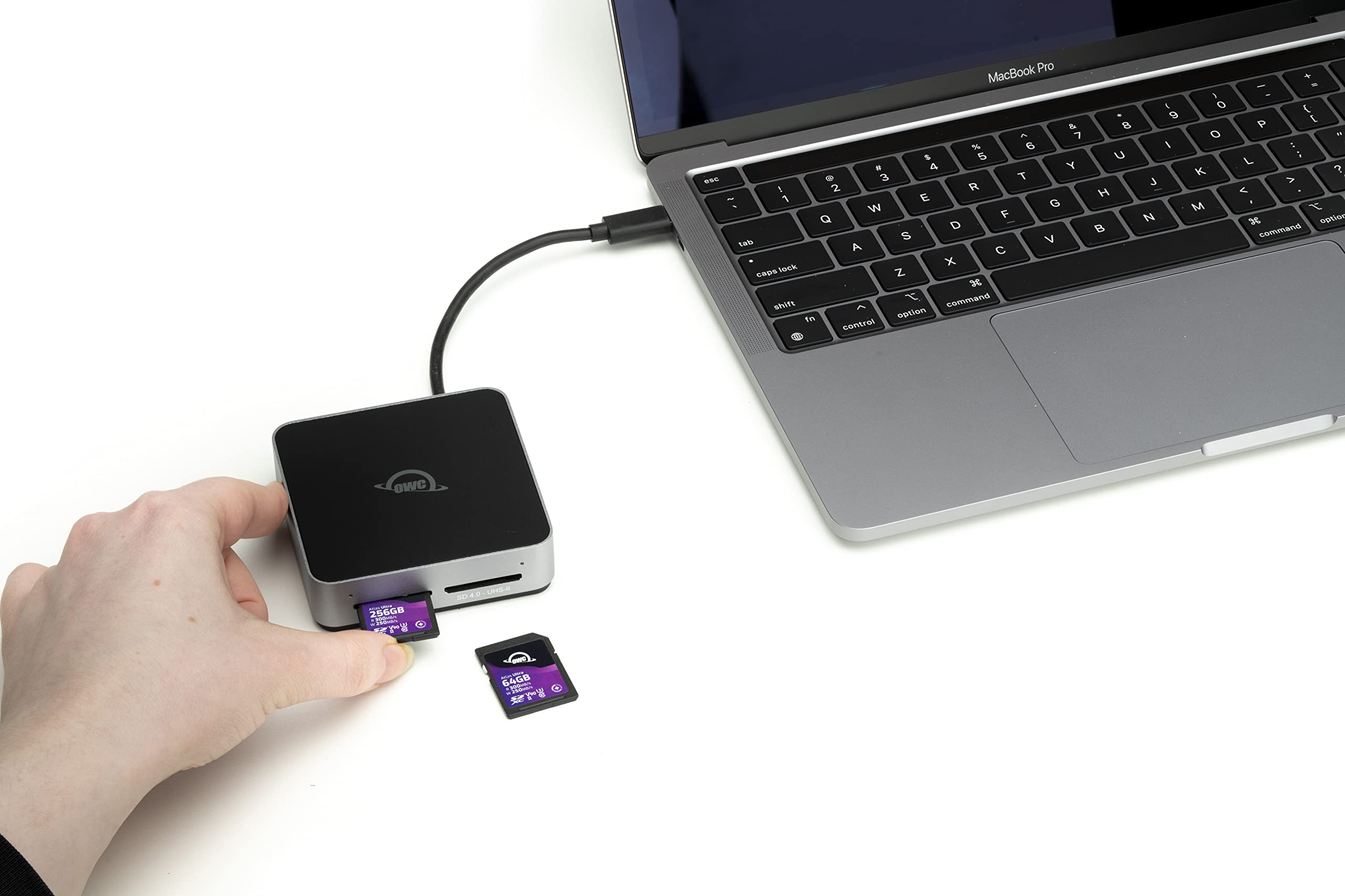 OWC - USB-C Dual-Slot SDXC UHS-II Card Reader