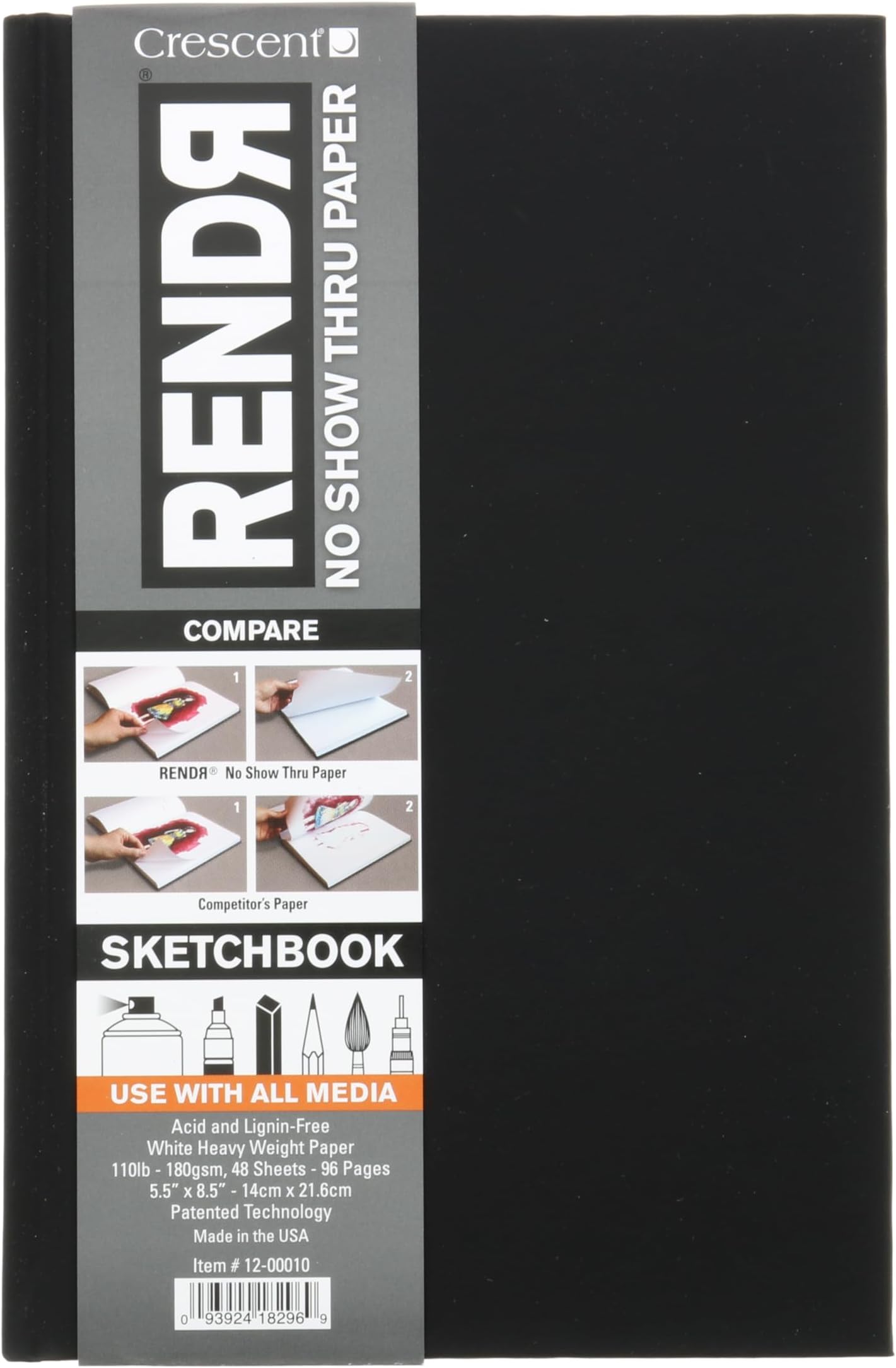 Crescent RENDR SKETCHBK HDCVR 5.5X8.5