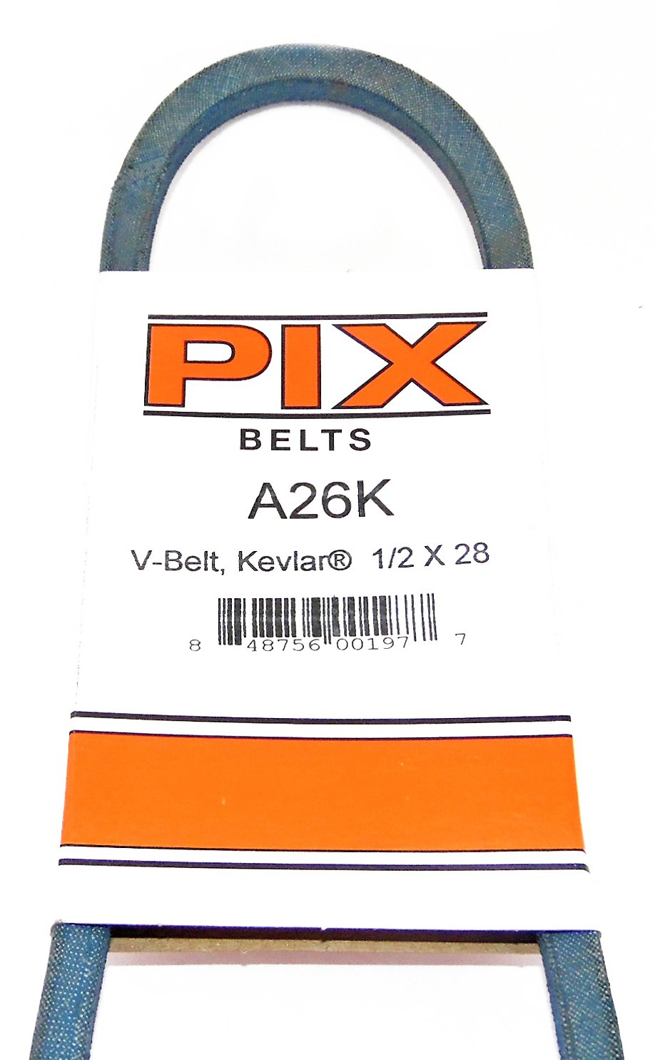 Amazon.com : Pix Kevlar V Belt Size A26K 1/2 x 28 in OC : Patio