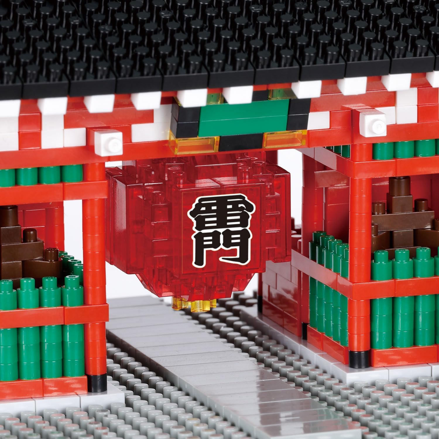 Наноблок Kawada Kaminarimon NBM-058, 7×28×21 см (2,8×11×8,3 дюйма) Для детей от 12 лет и старше, Хобби для интерьера NBM-058 Rayman DX, фото 7