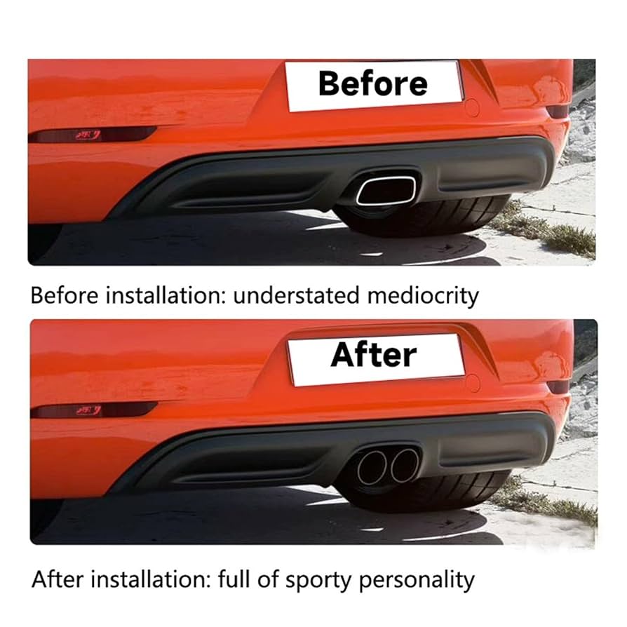 Amazon.co.jp: ポルシェ ケイマン 718 981 987 排気改造デュアル