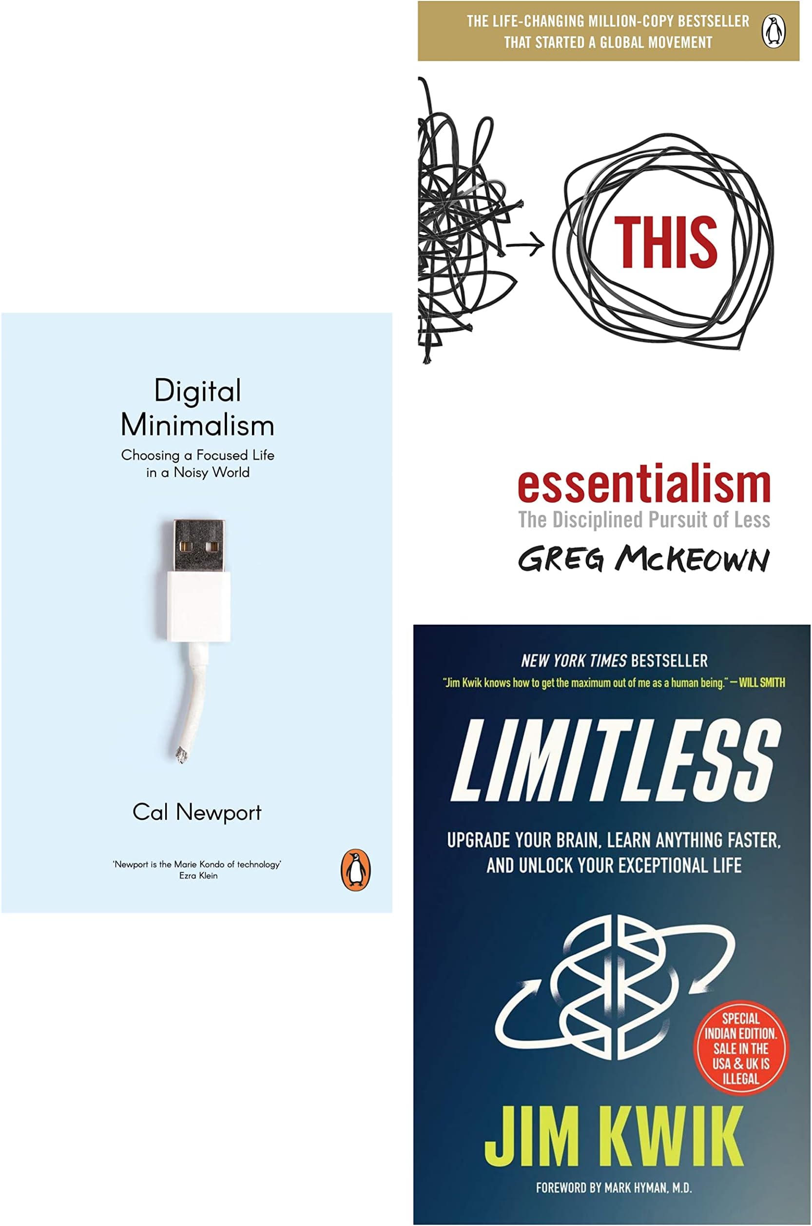 Digital Minimalism & Essentialism: The Disciplined Pursuit of Less &Limitless