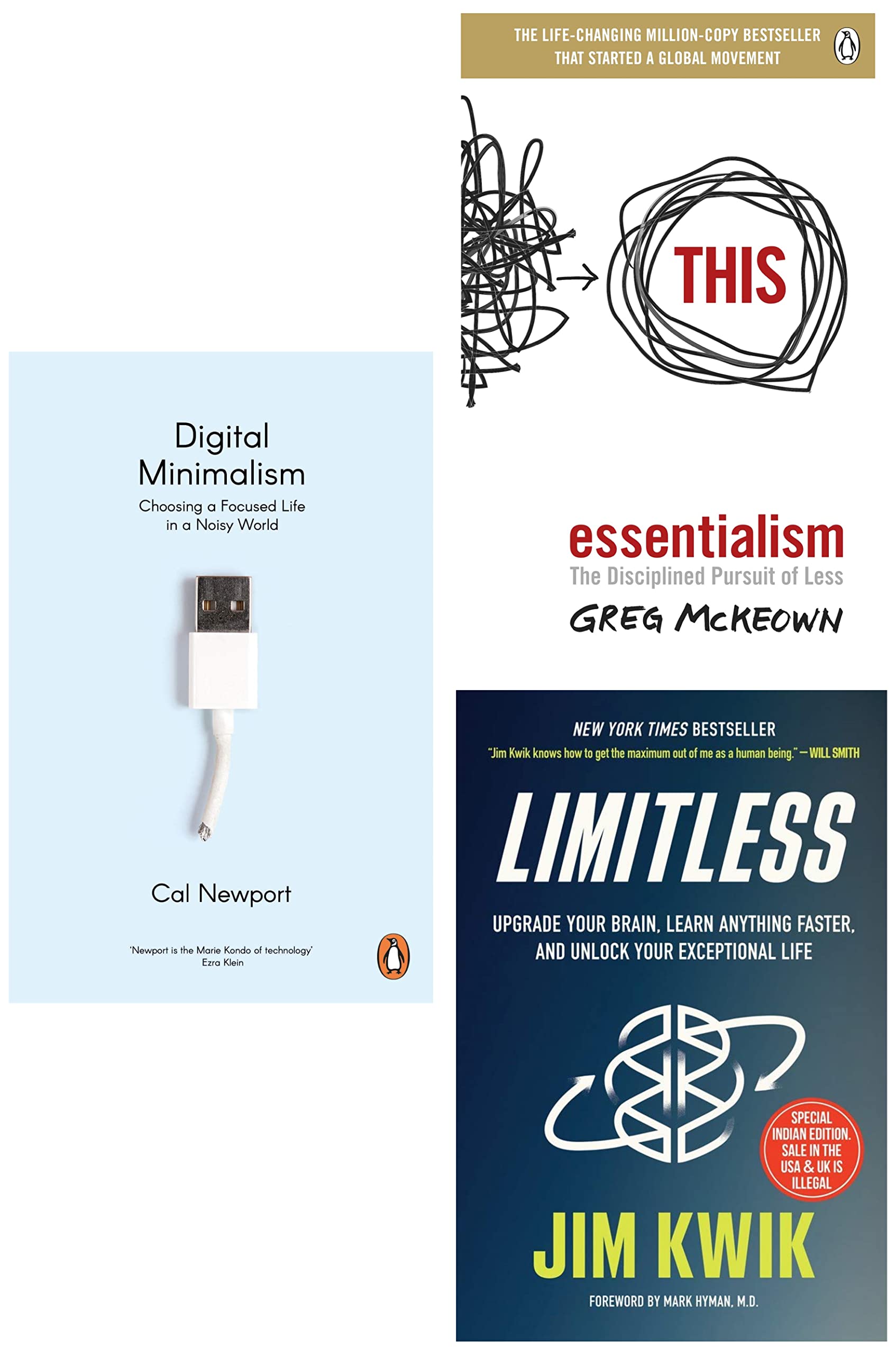 Digital Minimalism & Essentialism: The Disciplined Pursuit of Less &Limitless