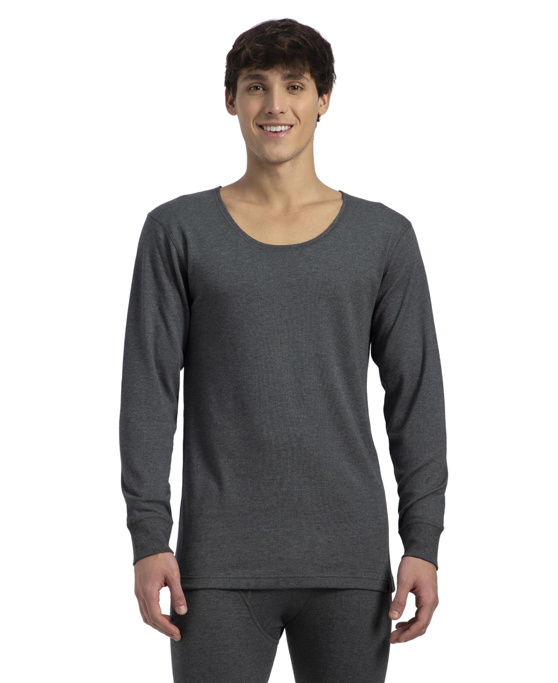 2401 Men's Super Combed Cotton Rich Full Sleeve Thermal Undershirt with Stay Warm Technology