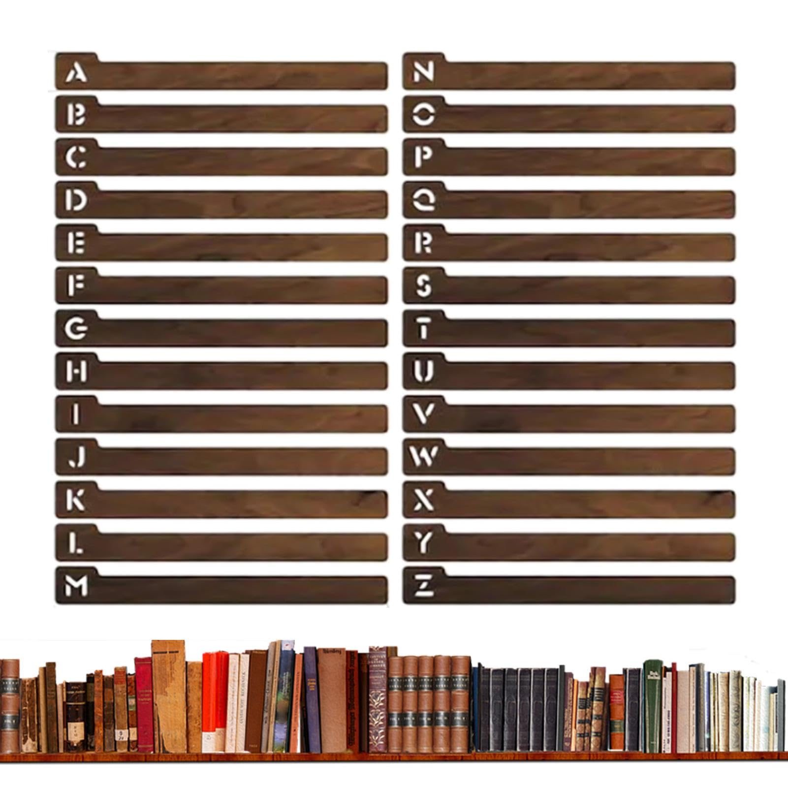 Separatori di dischi in legno - Separatori di registri, 26 pezzi separatori di file alfabetici | Divisori di dischi in vinile, Divisori di dischi alfabetici, Organizzatore alfabetico