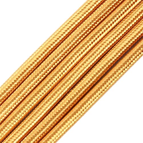 Miniatura 9 de Cable redondo cubierto de tela de 32.8 pies, cable de lámpara eléctrica industrial vintage 18/2, calibre 18, estilo antiguo para lámpara retro,