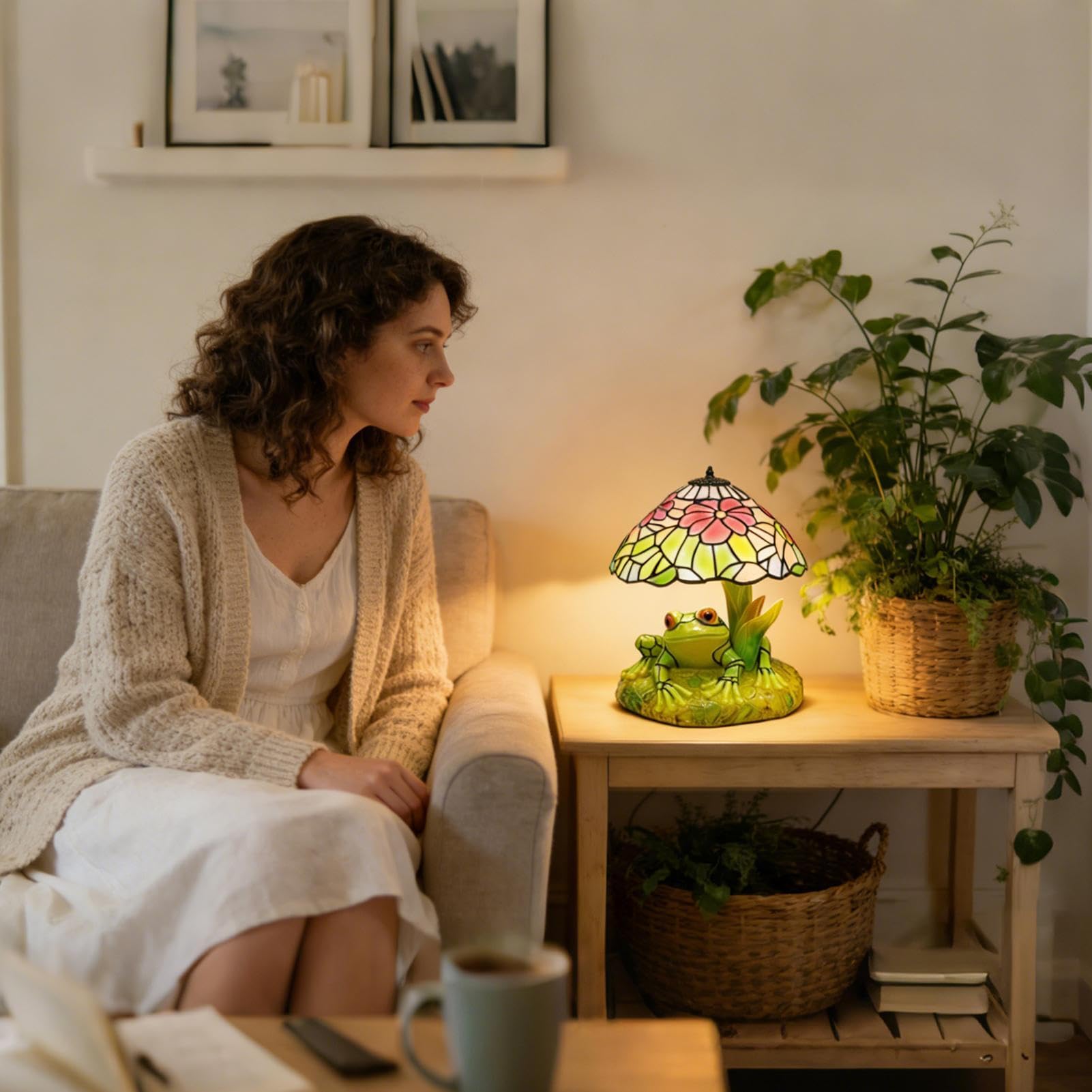 Lampa Stołowa W Vintage Lampka Nocna LED Do Czytania Książek Przy Łóżku