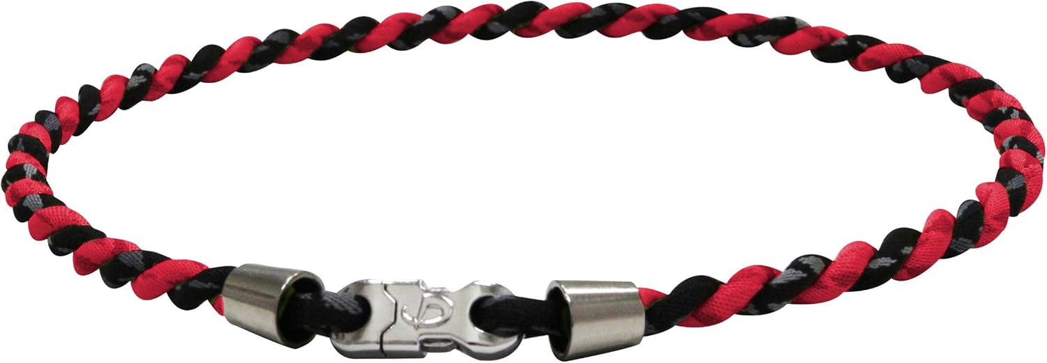 Phiten Tornado Chrome Titanium Necklace : Clothing, Shoes & Jewelry