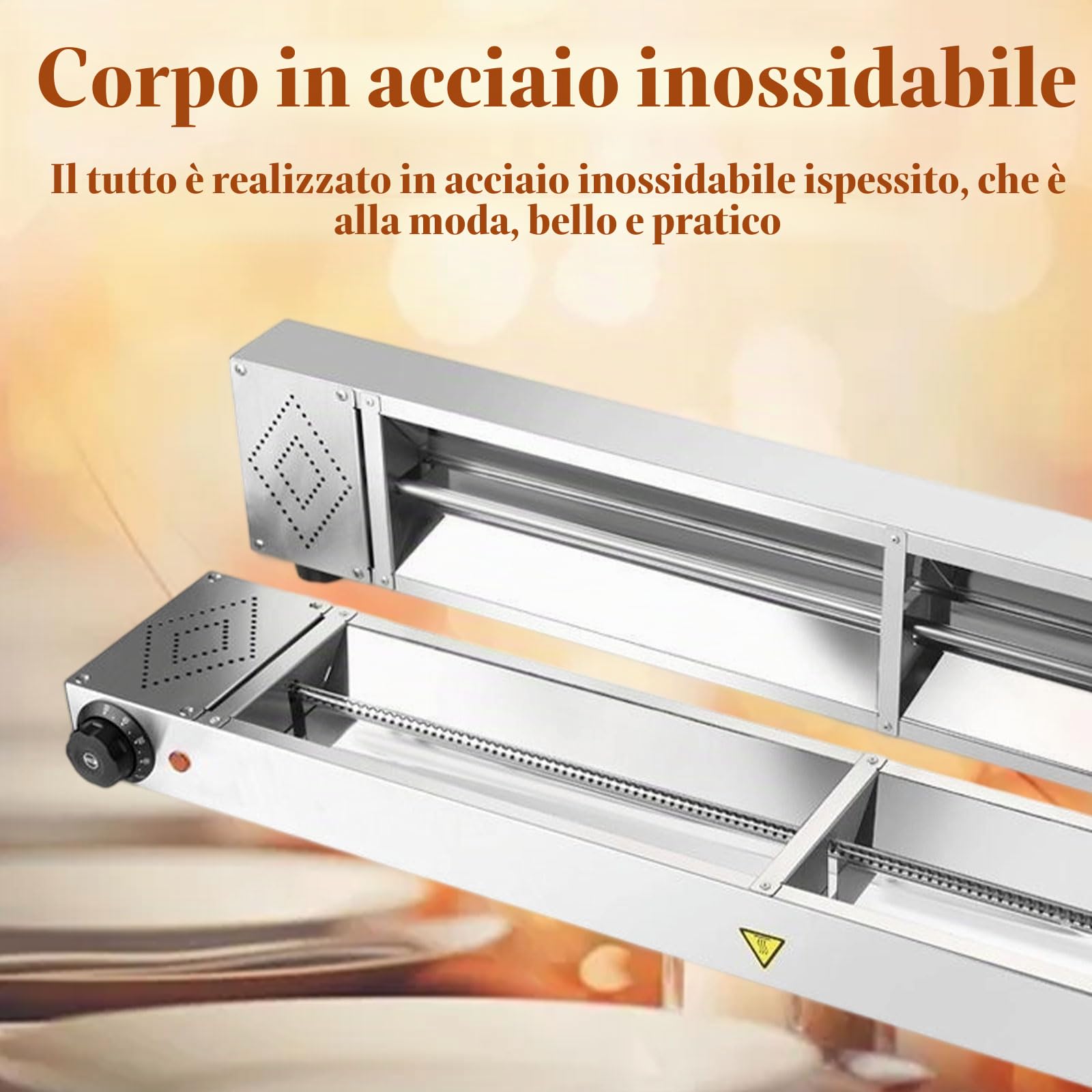 Lampade Scaldavivande Cucina, Sospeso Lampada Riscaldante per Alimenti | Commerciale Lampada Riscaldante Infrarossi per Buffet, Hotel e Ristoranti, Temperatura Regolabile 30-85°C