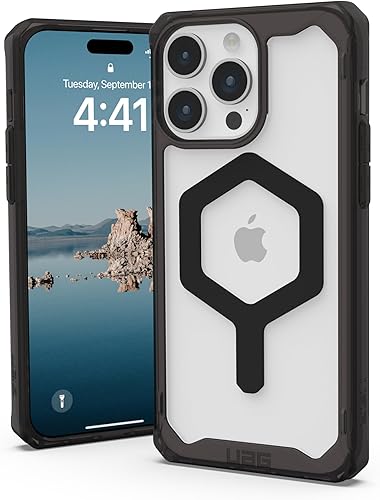 Miniatura 3 de URBAN ARMOR GEAR UAG - Funda diseñada para iPhone 15 Pro Max, color negro y negro de 6.7 pulgadas, compatible con MagSafe Bundle con U por UAG,