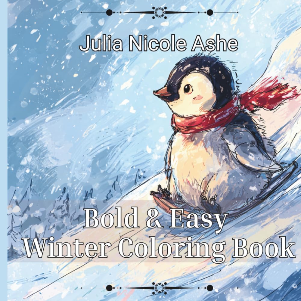 Bold & Easy Winter Coloring Pages
