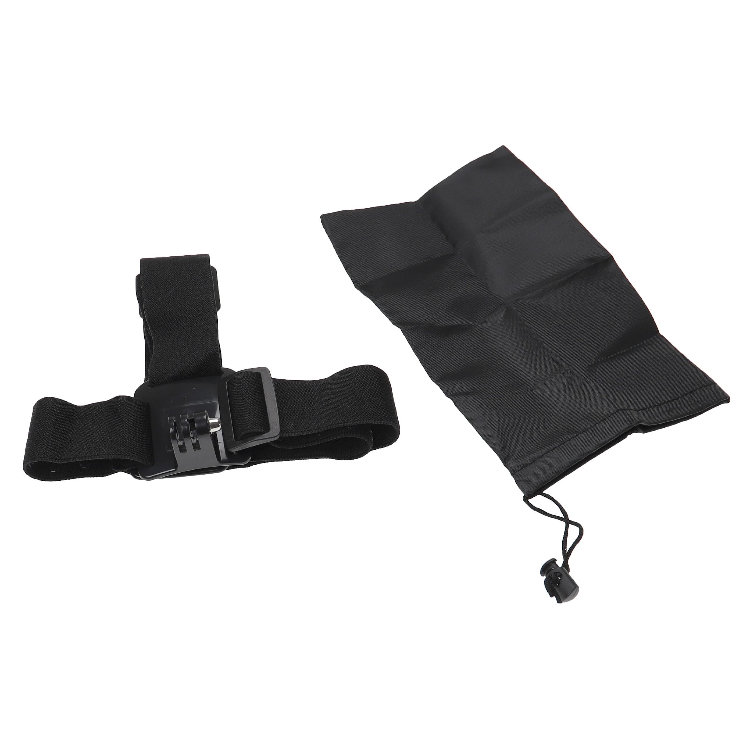 Vhbw Clip A Sgancio Rapido Con Vite Per Garmin Virb Elite – Set Fissaggio Nero