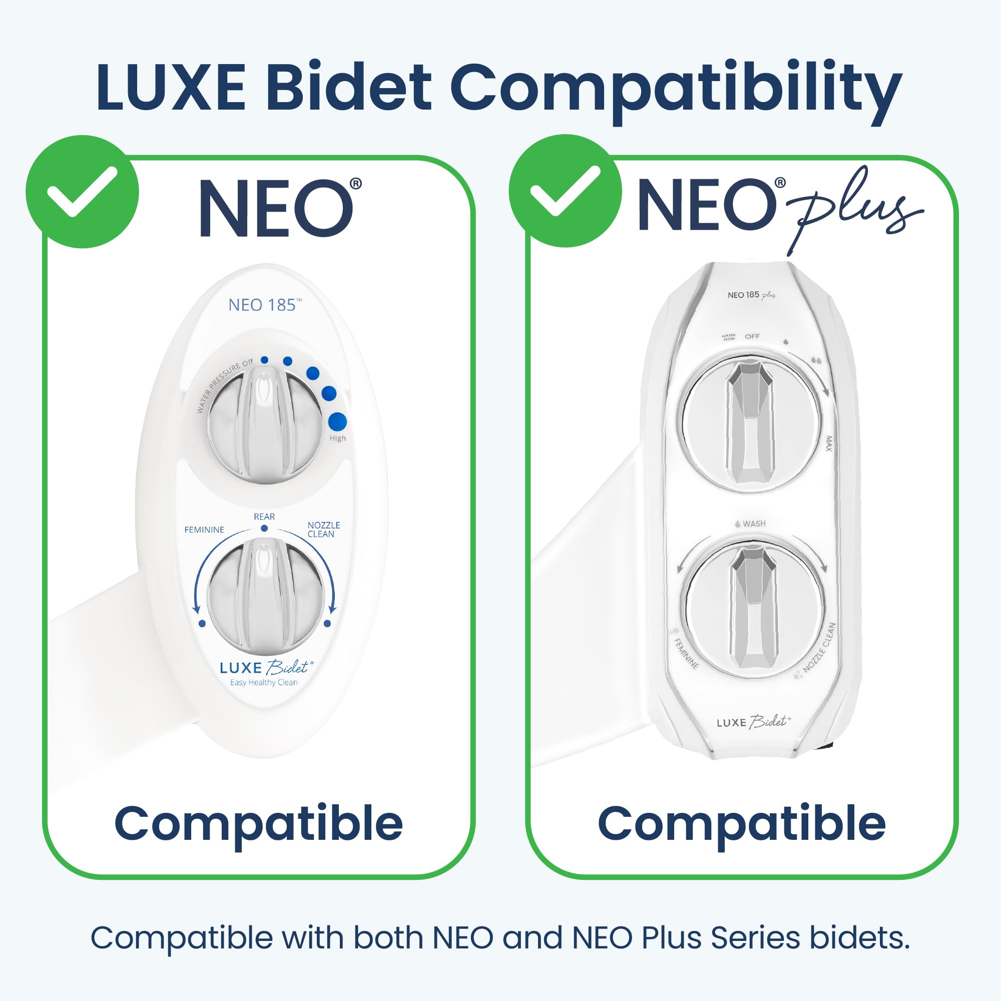 LUXE Bidet 3/8 x 3/8 x 8mm Hot Water Shut-Off Valve T-Adapter for