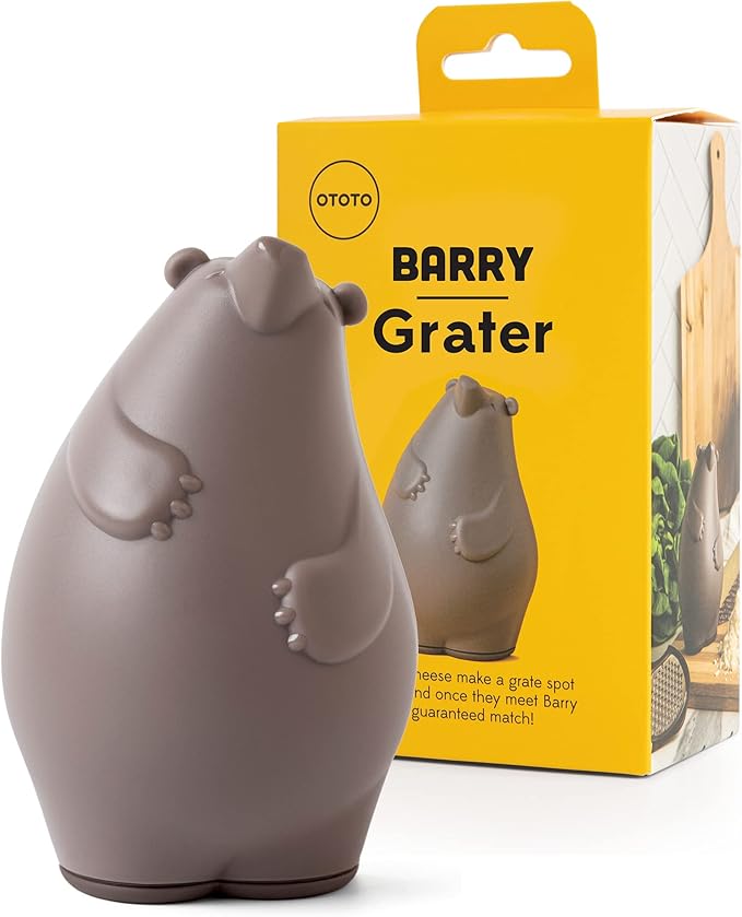 OTOTO Barry The Bear Box Cheese Grater Compact Stainless