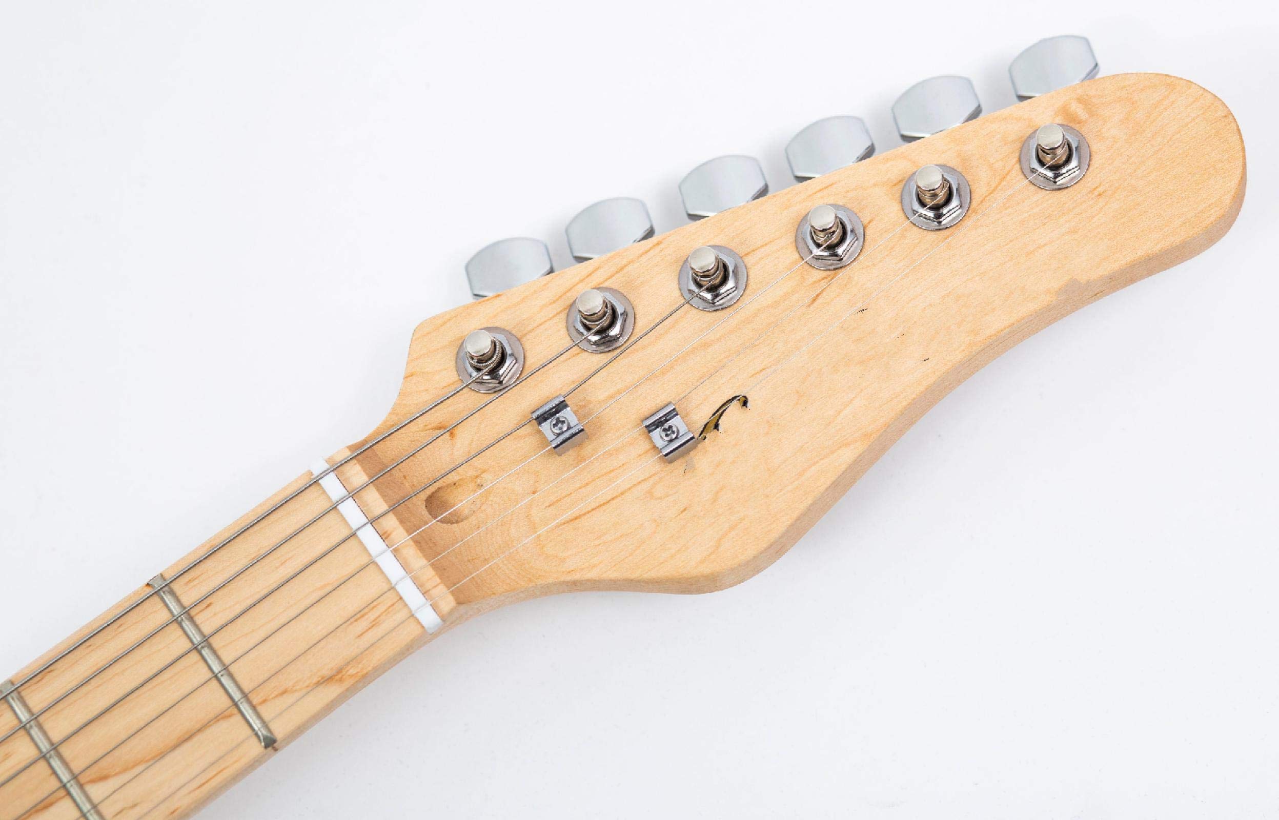 Chitarra elettrica con stampa a trasferimento d'acqua grande rossa