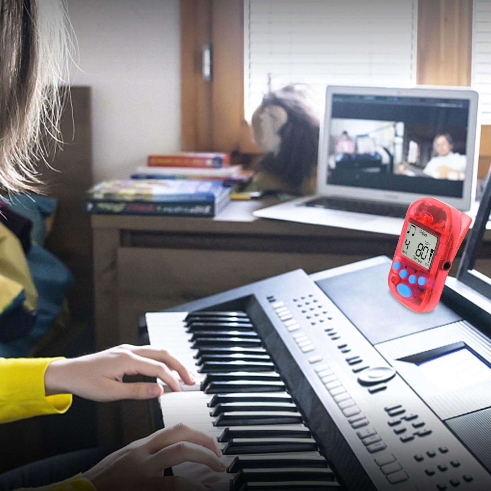 Toyvian 5stücke Tragbares Elektronisches Für Gitarre Klavier Und Violine Mini Lcd Transparent Leicht Und Multifunktional Für Musiker Und Musikschüler