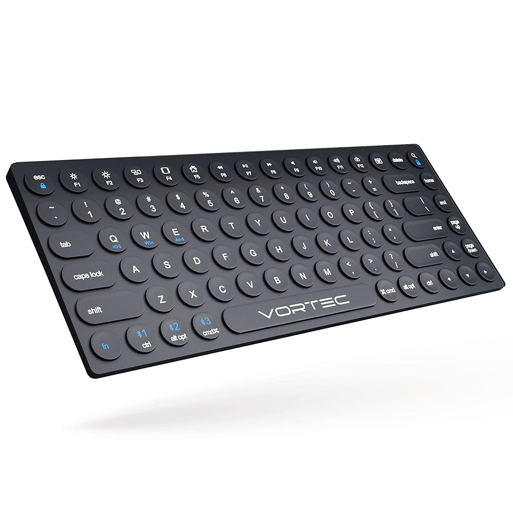 キーボード MISTEL AIRONE BT Tactile AIRONE Black - US | Mistel Keyboard