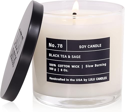 Miniatura 86 de Lulu Candles Lino fresco Vela perfumada en tarro de soja de lujo Vertida a mano en los Estados Unidos Altamente perfumada y duradera