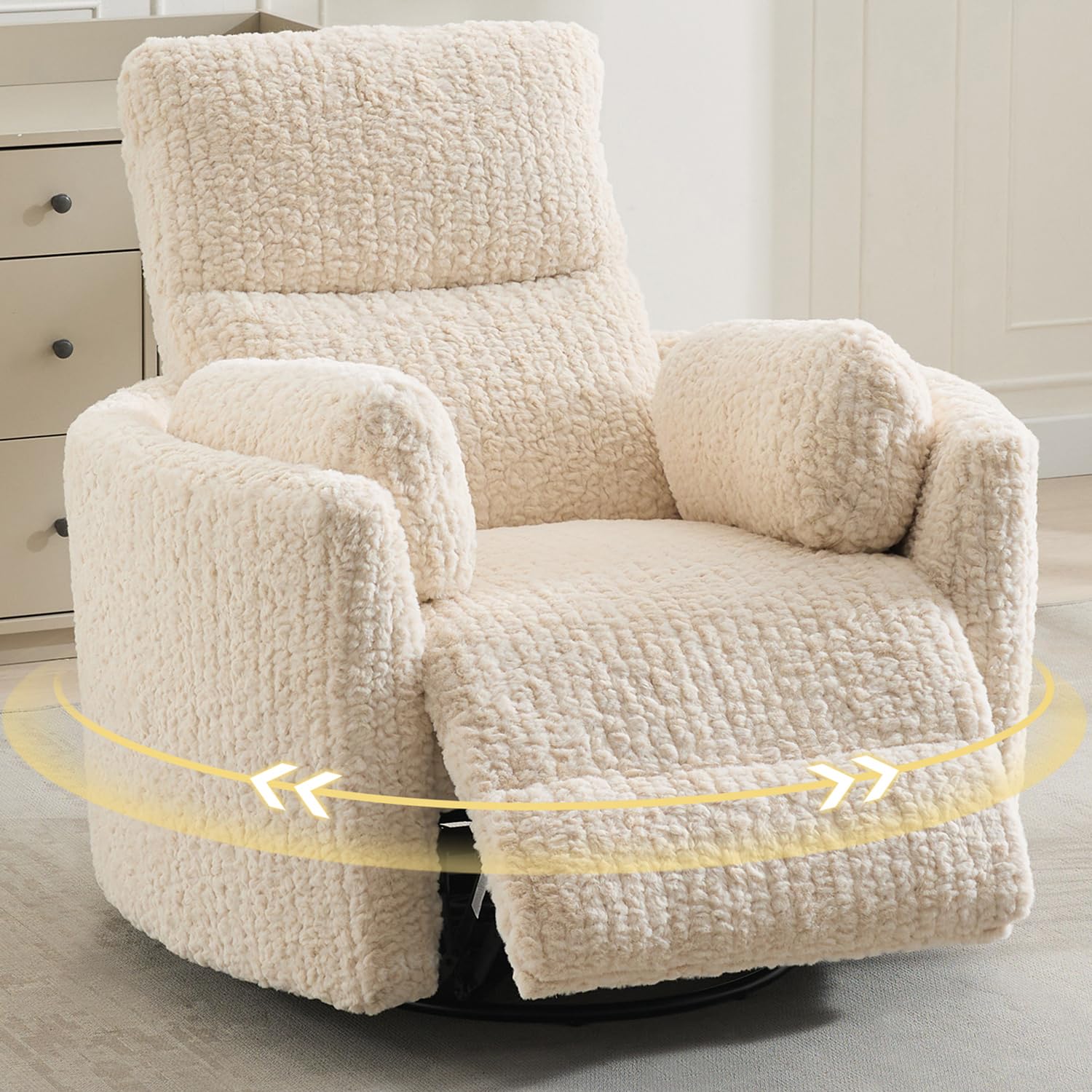 Comfort Stretch Power Swivel Glider Recliner