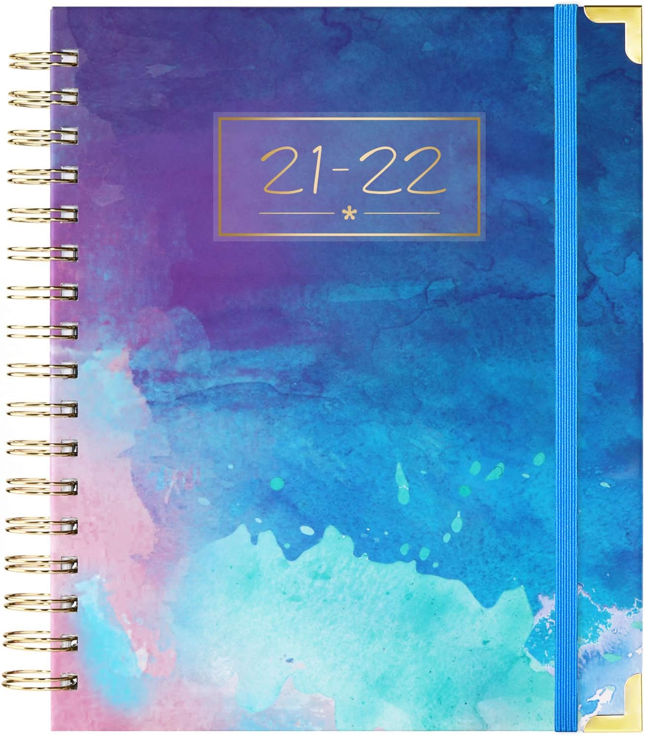 2021-2022 Planner - Academic Planner 2021-2022 Weekly Monthly Planner, July 2021 - June 2022, Thick Paper with Colorful Tabs - 9.3" x 8.25", Twin-Wire Binding + Inner Pocket