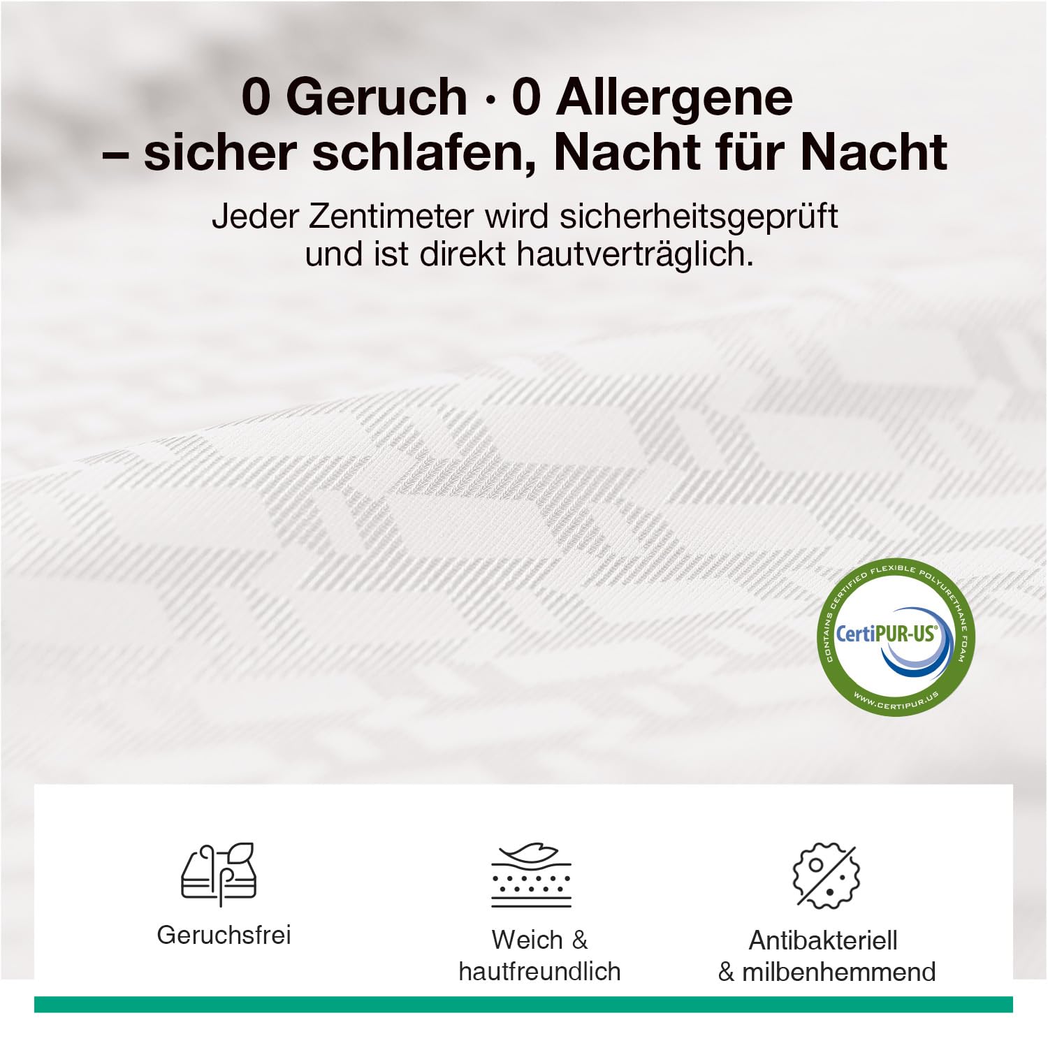 Novilla 140x200 cm Matratze Kaltschaummatratze H3/H4 Härtegrad 7-Zonen Komfortschaum Matratzen Atmungsaktiver Komfort Rollmatratze mit Abnehmbarer Stoffbezug Oeko-TEX Höhe 18 cm