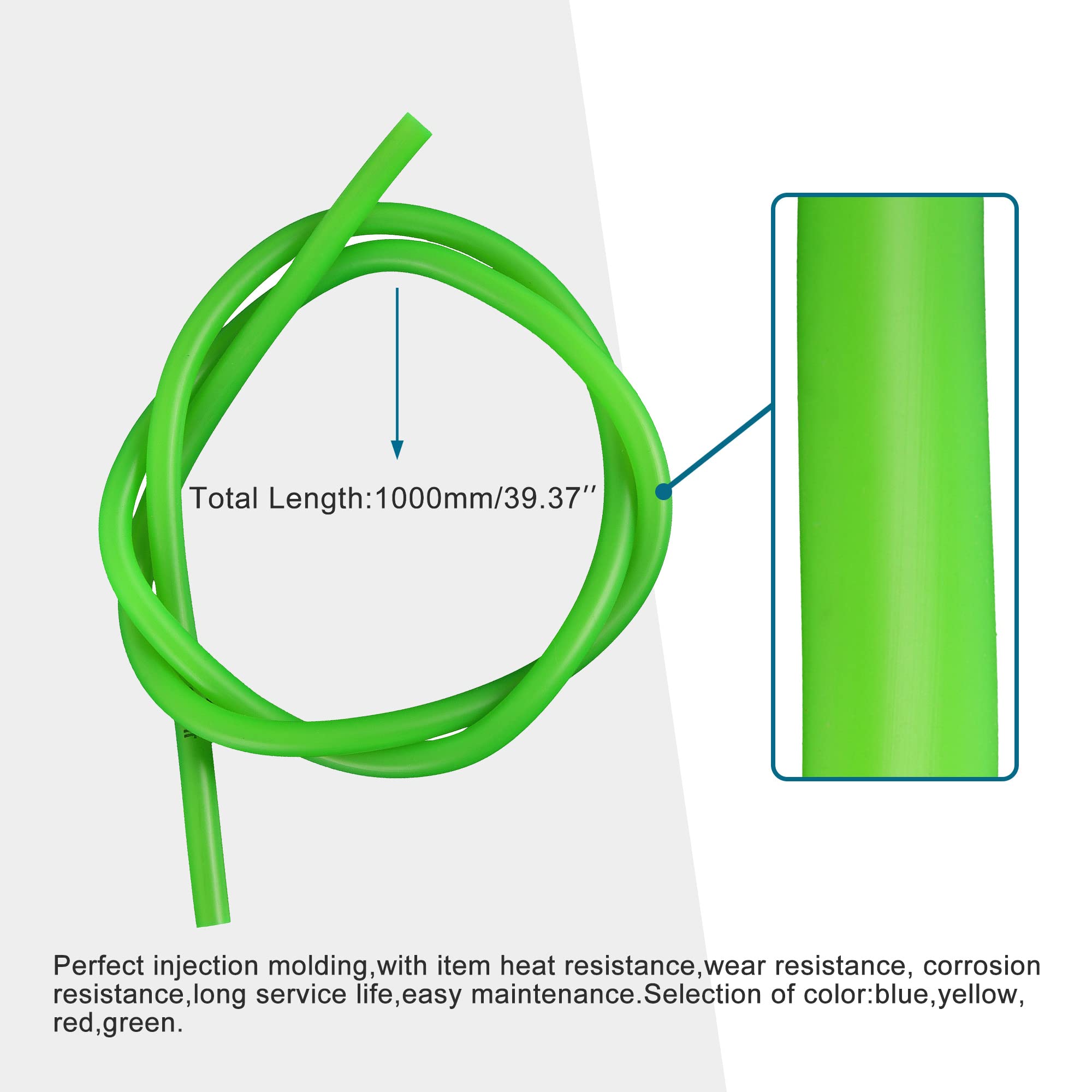GOOFIT Vert Moto gaz Carburant Filtre Ligne Pinces à Ressort Pinces Tuyau Tuyau intérieur dia Moto Huile Essence Universel Remplacement pour Dirt ATV cyclomoteur Scooters Pack de Poche vélo