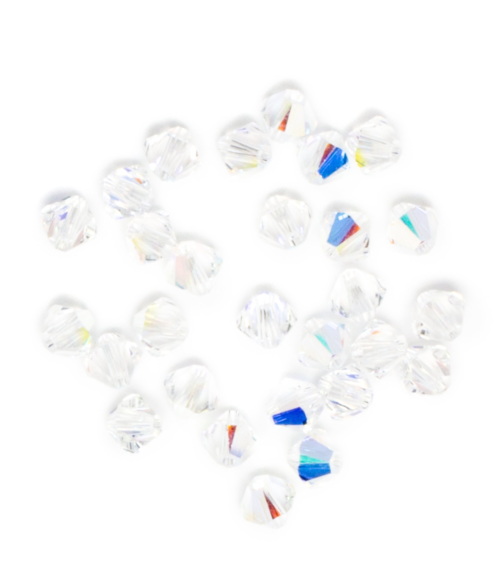 Swarovski - Create Your Style 27500193 Bicone 4mm Crystal AB 3 packages of 28Piece (84 Total Crystals)