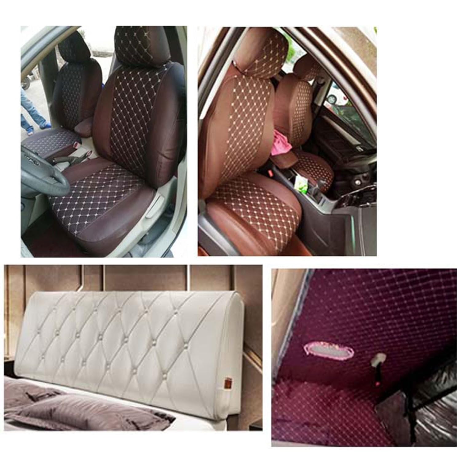 Cambiare LEATHER CUSHION 牛革 縦45cm 横45cm Genuine Leather