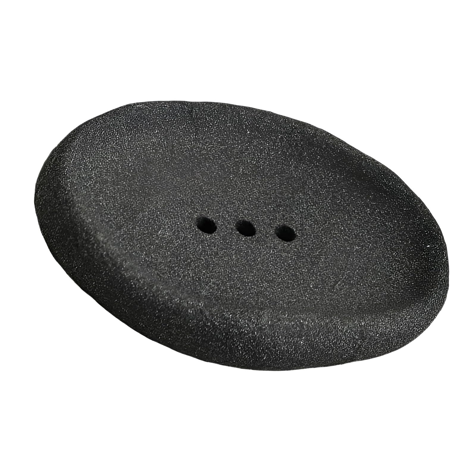 Jazuaiao Sandstone Texture Soap Storage Rack with Drain for Fast Drainage Keep the Soap Dry Creative Tray Holder