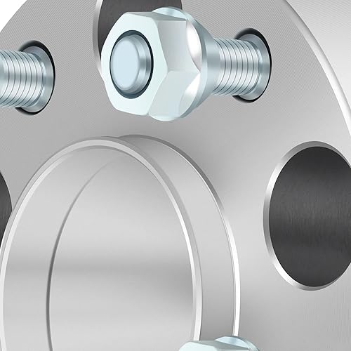 Miniatura 6 de ECCPP 4 espaciadores de rueda de 5 lengüetas de 1.969 in y 2 pulgadas centrados de 5 x 4.75 a 5 x 4.75 con borde M12x1.5 2.776 in CB se adapta a