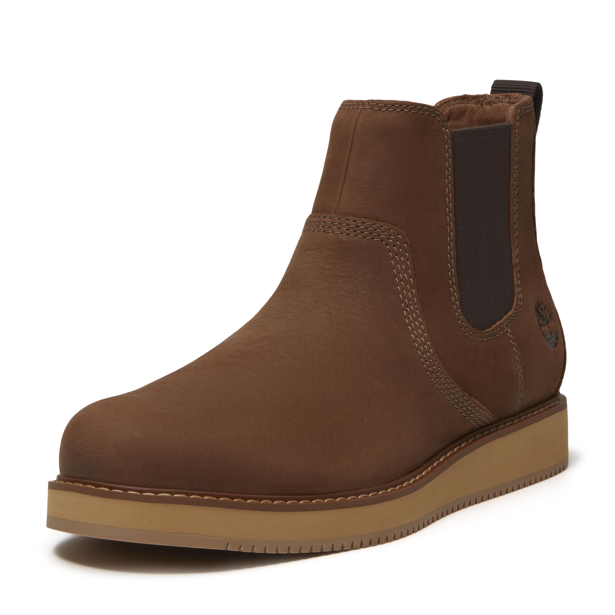 Men's Redwood Edge Chelsea Boot by Timberland – 11.5, Leather, Rust Nubuck
