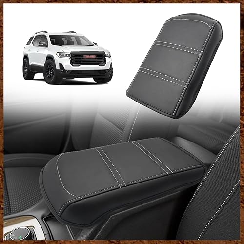 Miniatura 33 de Muslogy Funda para reposabrazos de consola central compatible con Chevy Silverado/Tahoe y GMC Sierra/Yukon 2007-2013, cojín para reposabrazos