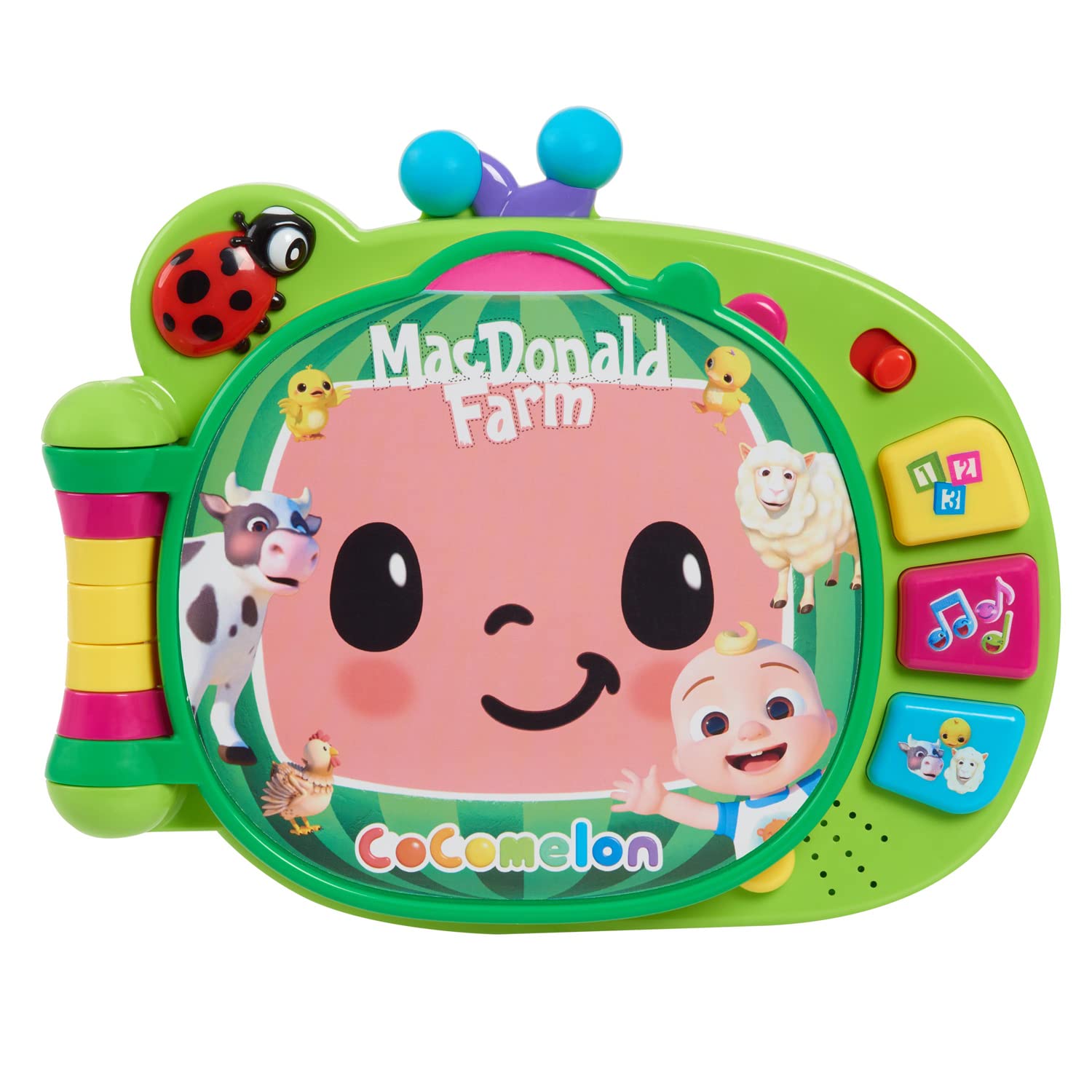 CoComelon , libro de aprendizaje J.J., funciones de aprendizaje y electrónica, juguetes para niños a partir de 18 meses, CCM10 (versión francesa)