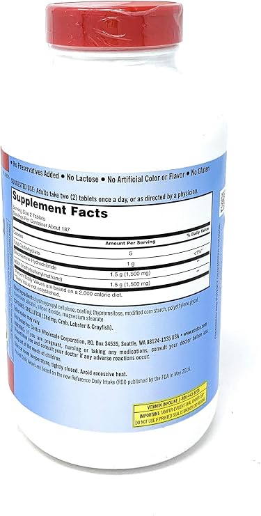 Kirkland Signature Glucosamine with MSM, 375 Tablets