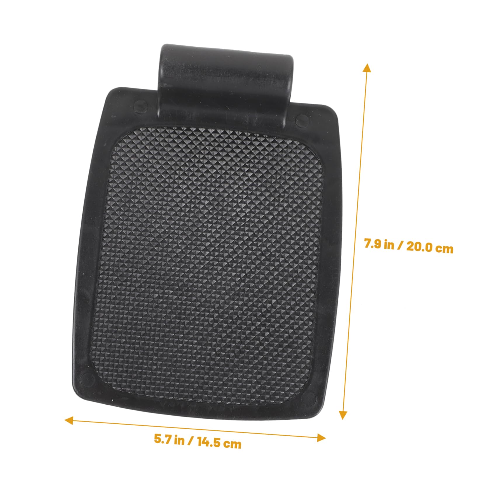 IWOWHERO 1 Pair Wheelchair Footrest Wheelchair Parts Heavy Duty Wheelchair Pedal Wheelchair Legrest for Patient Foot Pedal Wheelchair Legrest for Elderly Leg Pad Black Plastic