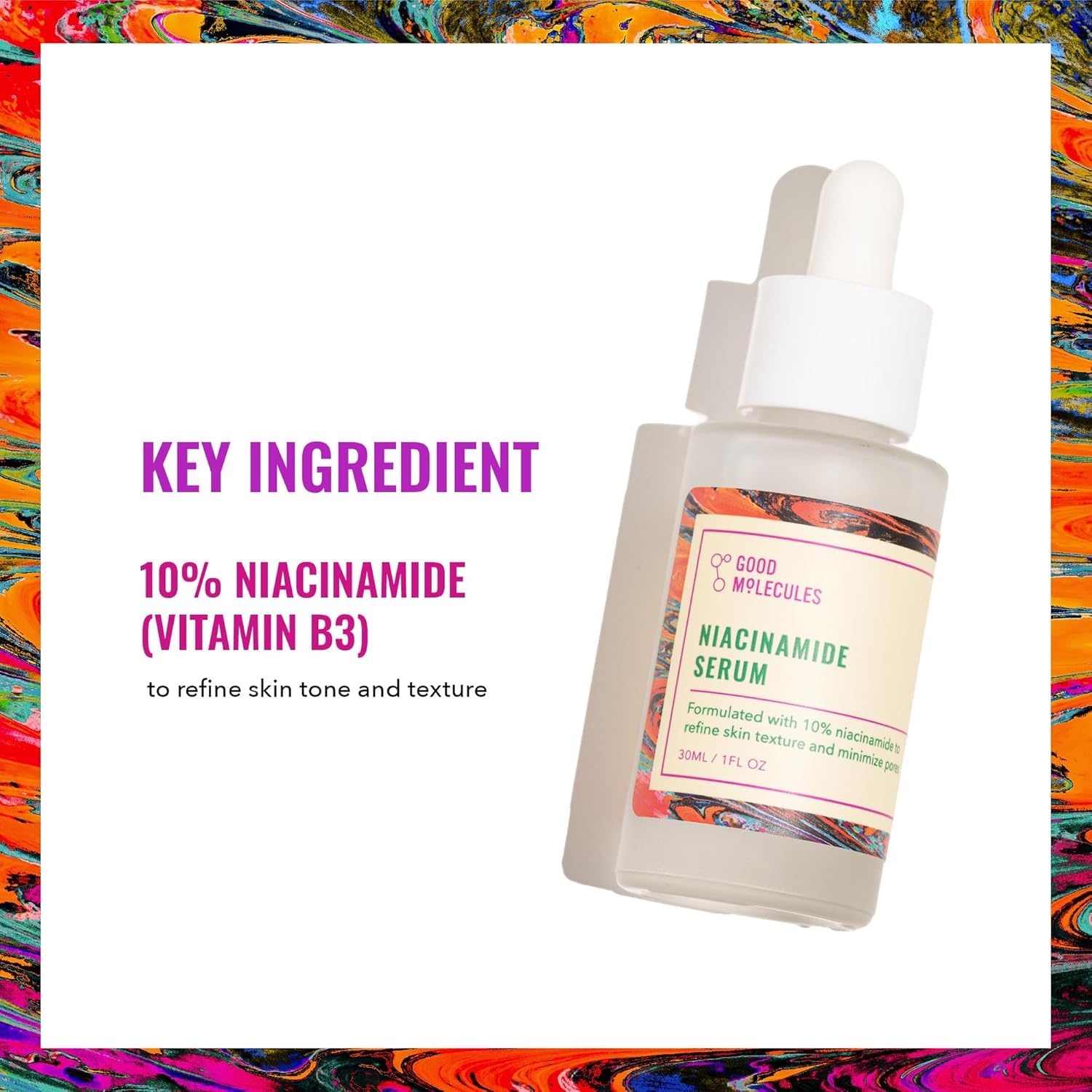 Good Molecules Niacinamide Serum Pack 3 – 30 ml Each (Total 90 ml) | 10% Niacinamide Serum to Target Blemishes, Uneven Skin Tone & Enlarged Pores - Image 3